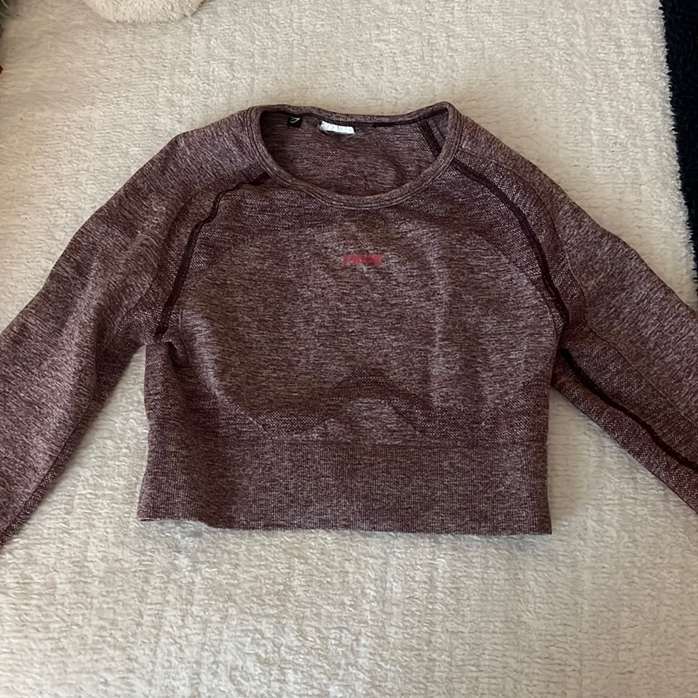 Gymshark flex sports long sleeve crop top